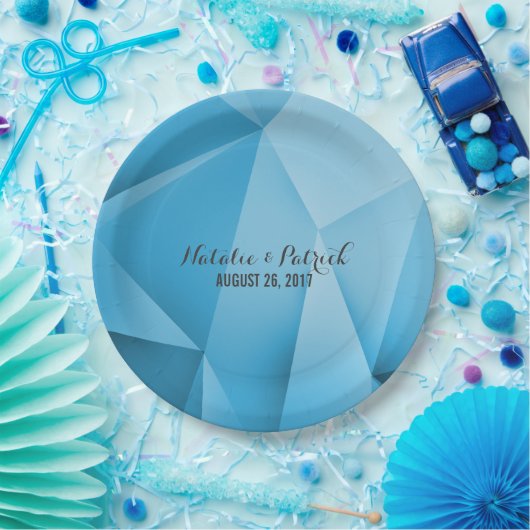 Sapphire Jewel Tones Wedding Paper Tellers Pappteller (Party)