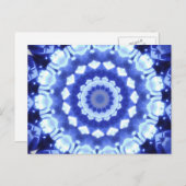 Sapphire Kaleidoscope Postkarte (Vorne/Hinten)