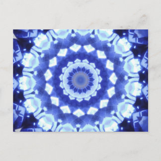 Sapphire Kaleidoscope Postkarte