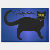 Sapphire Kitty Magnet (Vorderseite)