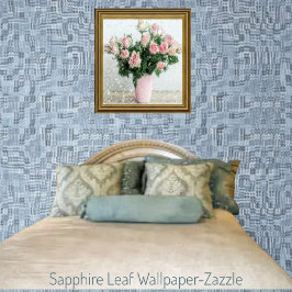 Sapphire Leaf Tapete