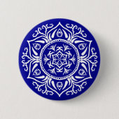 Sapphire Mandala Button (Vorderseite)