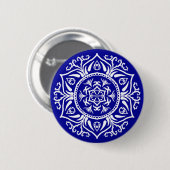 Sapphire Mandala Button (Vorne & Hinten)