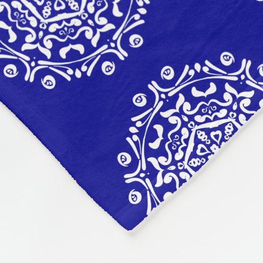 Sapphire Mandala Fleecedecke (Ecke)