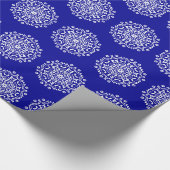 Sapphire Mandala Geschenkpapier (Ecke)