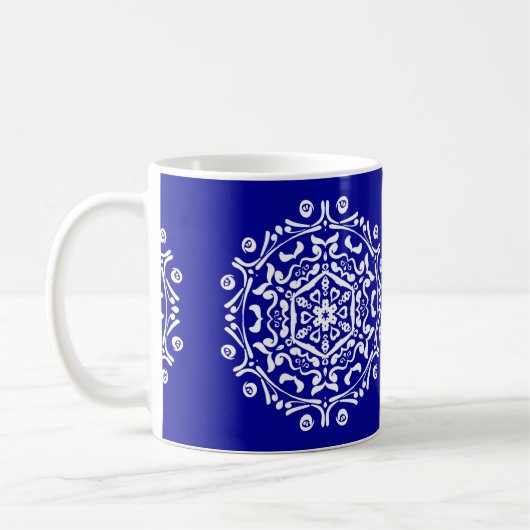 Sapphire Mandala Kaffeetasse (Links)