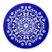 Sapphire Mandala Keramikknauf (Vorderseite)