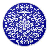 Sapphire Mandala Keramikknauf (Vorderseite)
