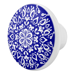 Sapphire Mandala Keramikknauf