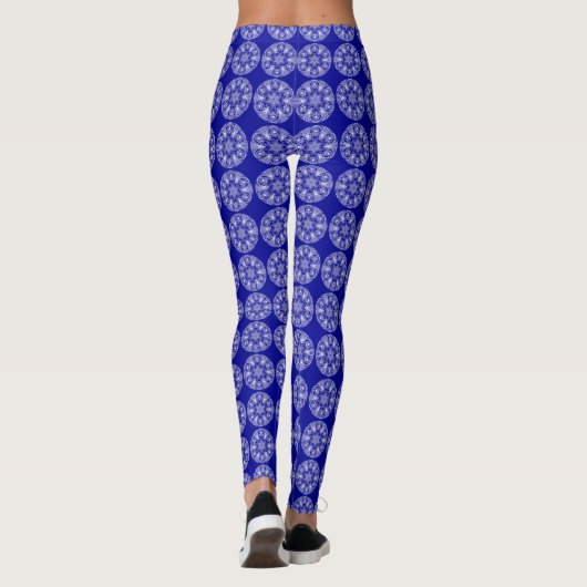 Sapphire Mandala Leggings (Rückseite)