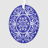 Sapphire Mandala Ornament (Vorderseite)