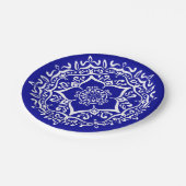 Sapphire Mandala Pappteller (Schrägansicht)