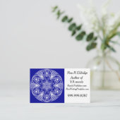 Sapphire Mandala Visitenkarte (Stehend Vorderseite)