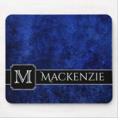 Sapphire Office | Name Azure Royal Cobalt Blue Mousepad (Vorne)