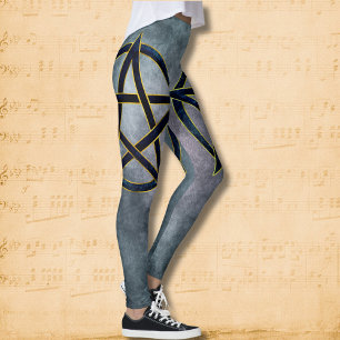 Sapphire Pentagram: Das Portal zur göttlichen Weis Leggings