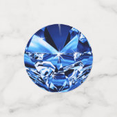 Sapphire Personalisiert 65 Jahre Jubiläum Confetti Konfetti (Klein Vorderseite)