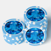 Sapphire Pokerchips (Stapel)
