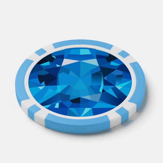 Sapphire Pokerchips (Einzeln)