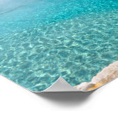 Sapphire Pool, Yellowstone Nationalpark Poster (Ecke)