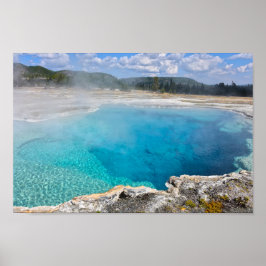 Sapphire Pool, Yellowstone Nationalpark Poster