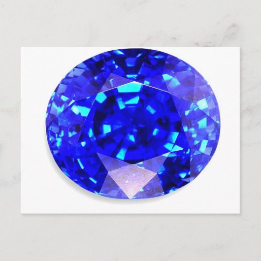 Sapphire Postkarte (Vorderseite)