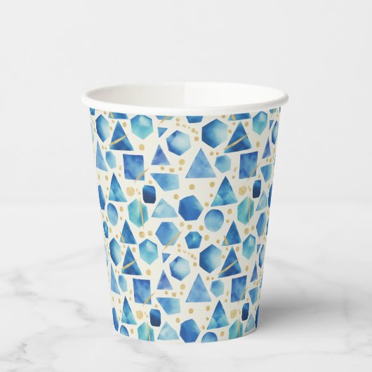 Sapphire Prism Mosaic Pappbecher (Links)