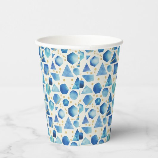 Sapphire Prism Mosaic Pappbecher (Rechts)