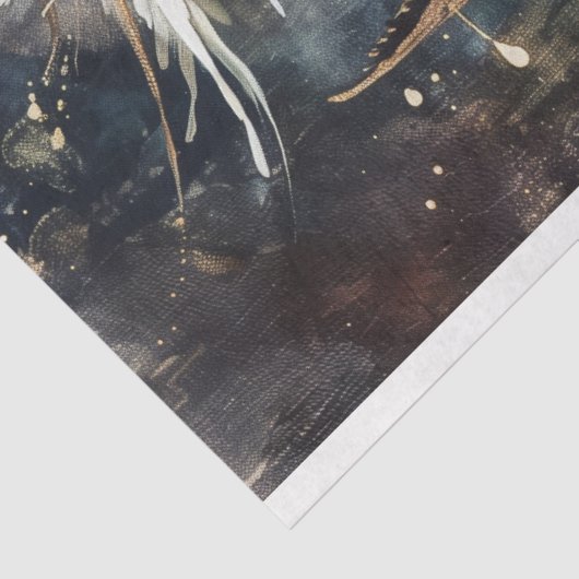 Sapphire Raven Royalty Decoupage Seidenpapier (Ausschnitt)