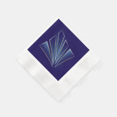 Sapphire Rays Serviette (Ecke)