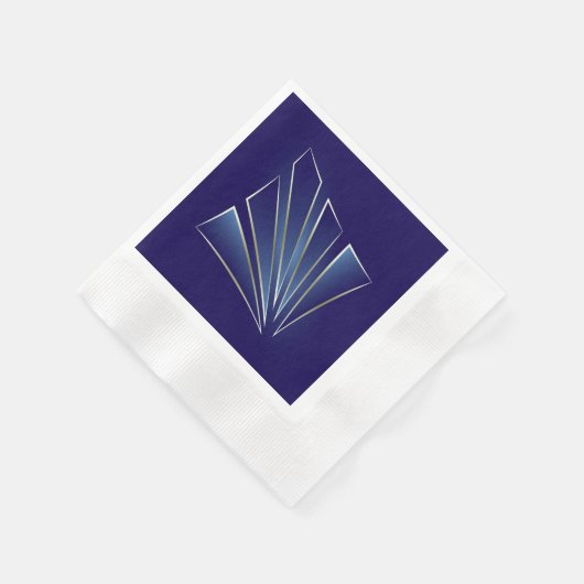 Sapphire Rays Serviette (Ecke)