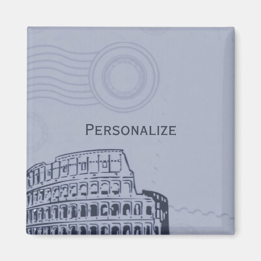 Sapphire Roman Magnet (Vorne)