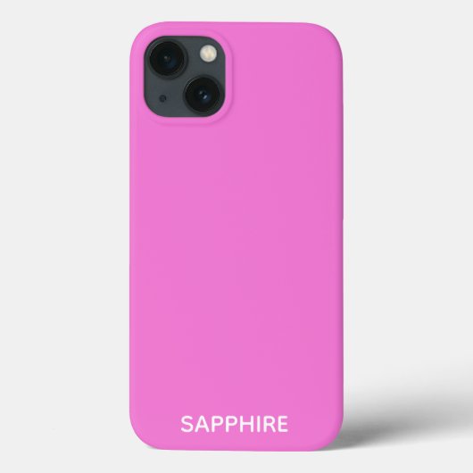 Sapphire rosa Farbe Name Case-Mate iPhone Gehäuse Hülle (Rückseite)