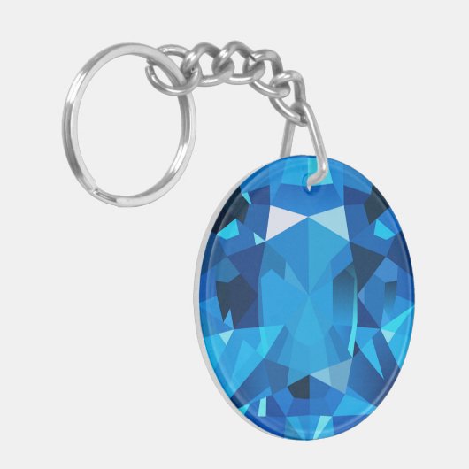 Sapphire Schlüsselanhänger (Vorderseite links)