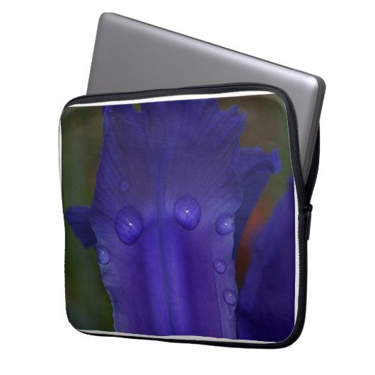 Sapphire Serenity Laptopschutzhülle (Vorderseite Links)