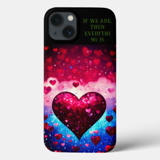 Sapphire Sky mit Garnet Hearts: Empowerment Kunst Case-Mate iPhone Hülle