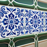 Sapphire Talavera Lissabon Gemusterte Keramik Desi Fliese<br><div class="desc">Indigo Azulejo Blue Portugiesisch Lissabon dekorative Talavera Keramik Fliesen sind eine schöne und einzigartige Ergänzung zu jeder Zuhause. Ein hochwertiges Produkt mit zeitloser Ästhetik. Die blaue Farbe der Fliesen wird durch das Indigoblau der berühmten Azulejo-Fliesen von Lissabon inspiriert, was Ihrem Raum eine Touch von Geschichte und Kultur verleiht. Diese Fliesen...</div>