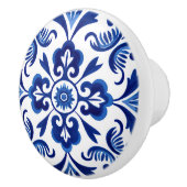 Sapphire Talavera Lissabon Gemusterte Keramik Desi Keramikknauf (Rechts)