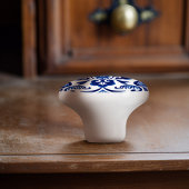 Sapphire Talavera Lissabon Gemusterte Keramik Desi Keramikknauf