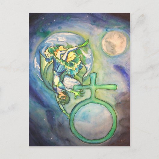 Sapphire Terra Postkarte (Vorderseite)