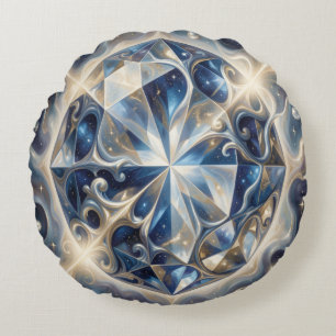 Sapphire – The Stone of Truth and Wisdom´3 Rundes Kissen