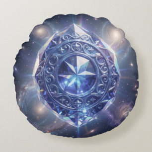 Sapphire – The Stone of Truth and Wisdom´4 Rundes Kissen