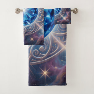 Sapphire – The Stone of Truth and Wisdom´6 Badhandtuch Set