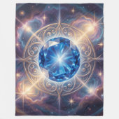 Sapphire – The Stone of Truth and Wisdom´6 Fleecedecke (Vorderseite)