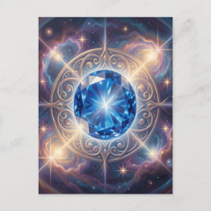 Sapphire – The Stone of Truth and Wisdom´6 Postkarte