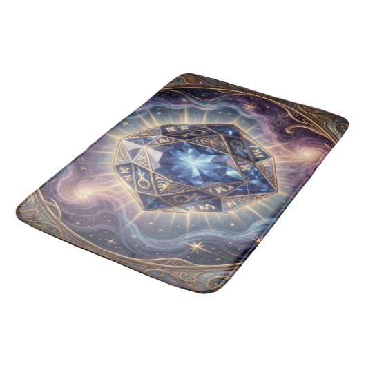 Sapphire – The Stone of Truth and Wisdom´7 Badematte (Schrägansicht)