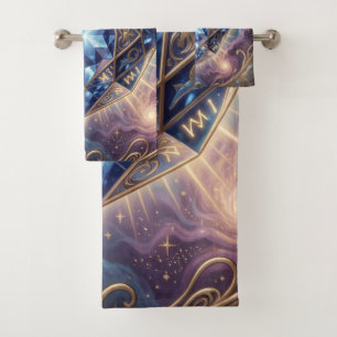 Sapphire – The Stone of Truth and Wisdom´7 Badhandtuch Set