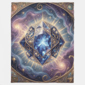 Sapphire – The Stone of Truth and Wisdom´7 Fleecedecke (Vorderseite)