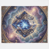 Sapphire – The Stone of Truth and Wisdom´7 Fleecedecke (Vorderseite (Horizontal))