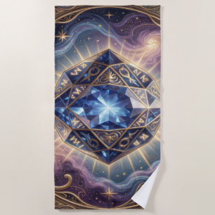 Sapphire – The Stone of Truth and Wisdom´7 Strandtuch