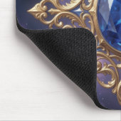 Sapphire – The Stone of Truth and Wisdom´8 Mousepad (Ecke)